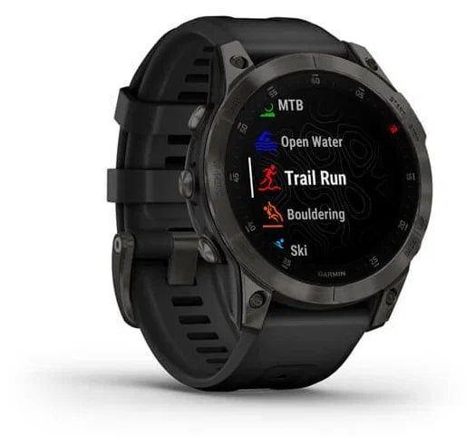 Умные часы GARMIN  Epix Gen 2 Sapphire титановый черный DLC