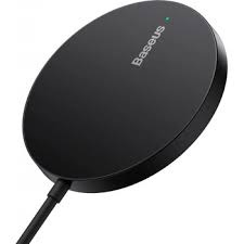 Беспроводное зарядное устройство Baseus Simple Mini 3 Magnetic Wireless Charger магнитное Черное