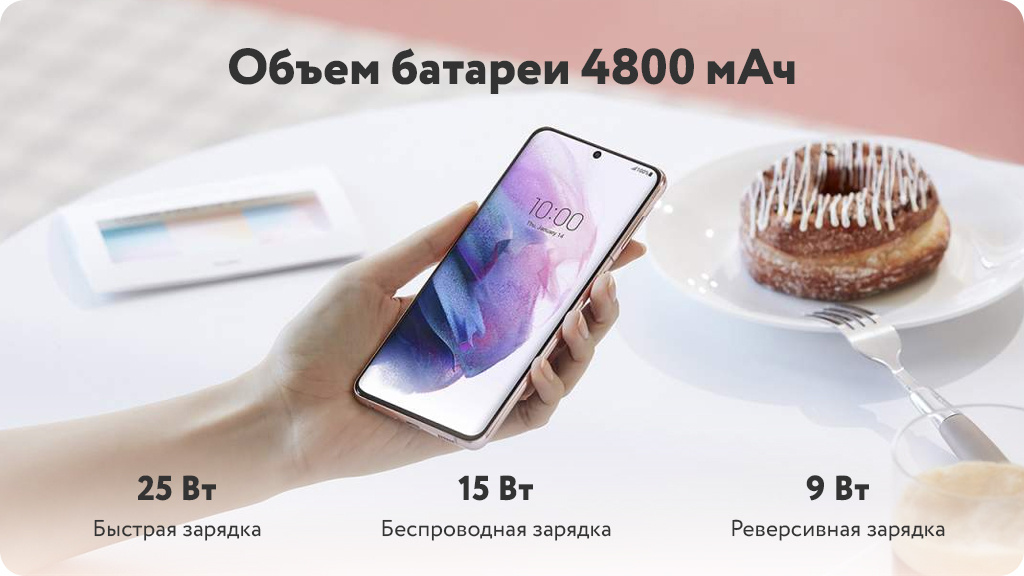 Samsung Galaxy S21+ 5G 8/128GB Фиолетовый фантом Snapdragon (Global Version)