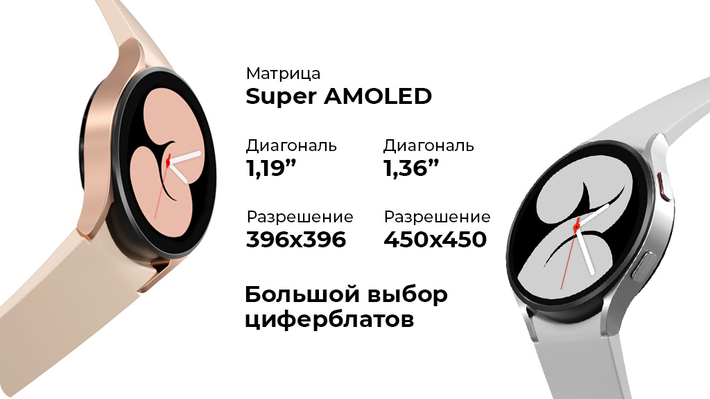 Умные часы Samsung Galaxy Watch4 44мм Wi-Fi NFC GPS + Cellular Global, серебро