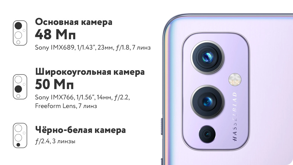 Смартфон OnePlus 9 12/256Gb Wnter Mist